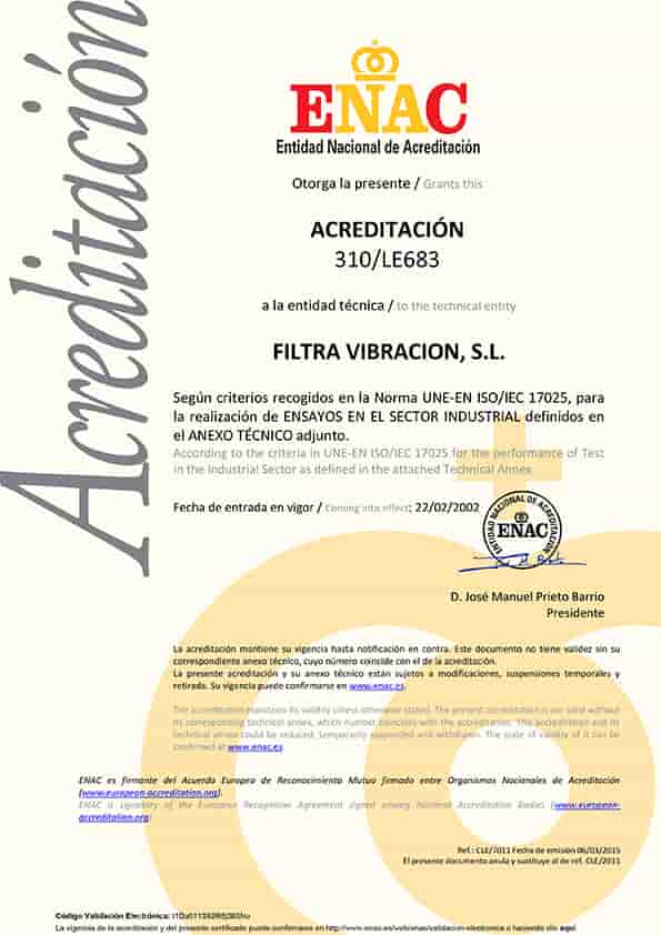 Acreditacion ENAC